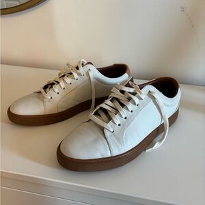 Ted Baker White and Brown Men's Sneakers